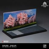 Hộp trưng bày mô phỏng cung đường hoa anh đào Spring Limited Edition · Fuji Cherry Blossom Scene tỉ lệ 1:64 MoreArt MO901337 