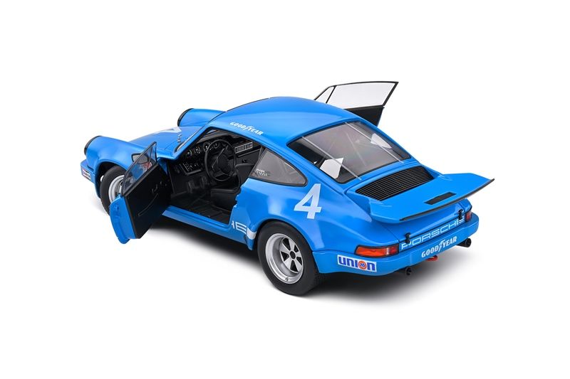  Mô hình xe ô tô Porsche 911 ROC - IROC Riverside 1974 #4 Follmer tỉ lệ 1:18 Solido model S1810702 
