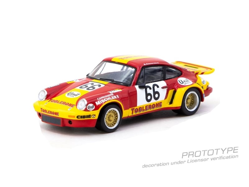  Mô hình xe Porsche 911 Carrera RSR 3.0 24h Le Mans tỉ lệ 1:64 Tarmac Works T64S-024-74LM66 