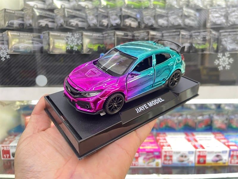  Mô hình xe Honda Civic Type R Gen 10 full open - có đèn nhạc tỉ lệ 1:32 Jiaye model VB32544 