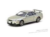  Mô hình xe Nissan Skyline GT-R R34 -- Millenium Jade tỉ lệ 1:64 Tarmac Works 