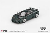  [Hàng Loose] Mô hình xe Bugatti EB110 GT Verde Scuro tỉ lệ 1:64 MiniGT MGT00968L 