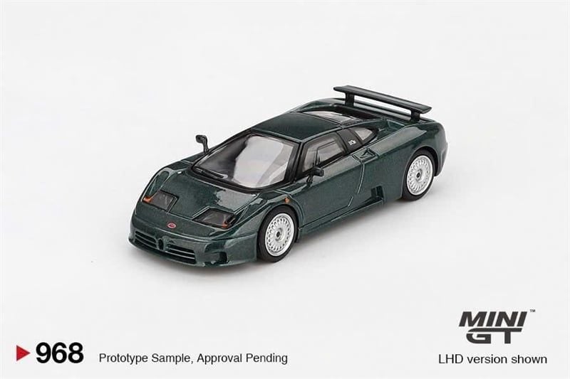  [Hàng Loose] Mô hình xe Bugatti EB110 GT Verde Scuro tỉ lệ 1:64 MiniGT MGT00968L 