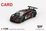  Mô hình xe ô tô Lamborghini Huracán GT3 EVO2 #45 No.45 DEX Imaging 2024 IMSA Daytona 24 Hrs bản card tỉ lệ 1:64 MiniGT MGT01129-BL NO CHASE CAR 