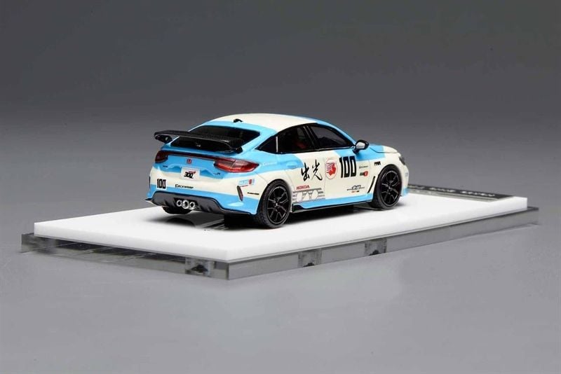  Mô hình xe Honda Civic Type R (FL5), Idemitsu Motion Blue tỉ lệ 1:64 Motorhelix M65329 