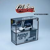  Hộp trưng bày mica cho xe Mazda AZ-1 Liberty Walk LB40 White 2024 Tokyo Auto Salon MiniGT có khung ảnh tỉ lệ 1:64 Colabox 953 PKC 