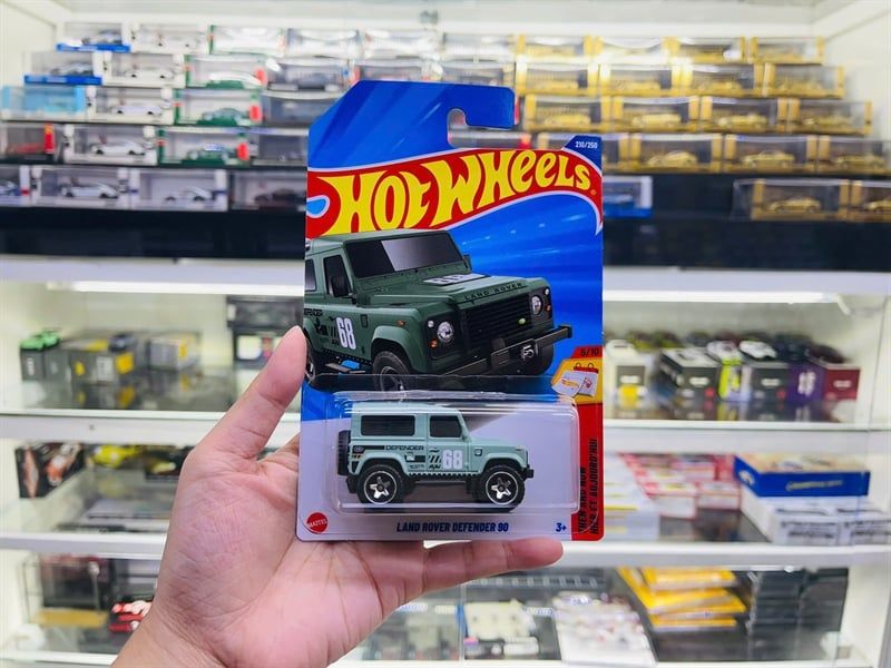  Mô hình xe Land Rover Defender 90 Hotwheels kim loại có bản quyền chính hãng tỉ lệ 1:64 C4982-LR 