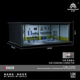  Hộp trưng bày mô phỏng Garage Grand Theft Auto game GTA có đèn kích thước 20cm x 30cm x 11cm tỉ lệ 1:64 MoreArt MO936426 