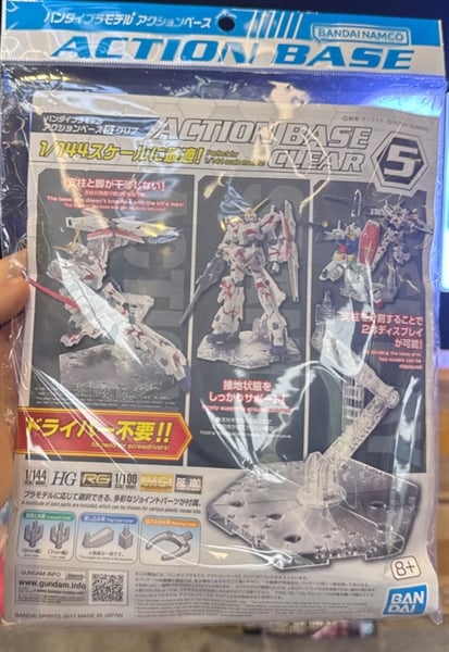  Mô hình figure lắp ráp ACTION BASE 5 CLEAR Bandai 4573102588166 
