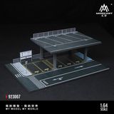  Hộp trưng bày mô phỏng bãi đỗ xe 2 tầng lắp ghép Steel Frame Structure Platform Parking Scene G tỉ lệ 1:64 MoreArt MO923007 