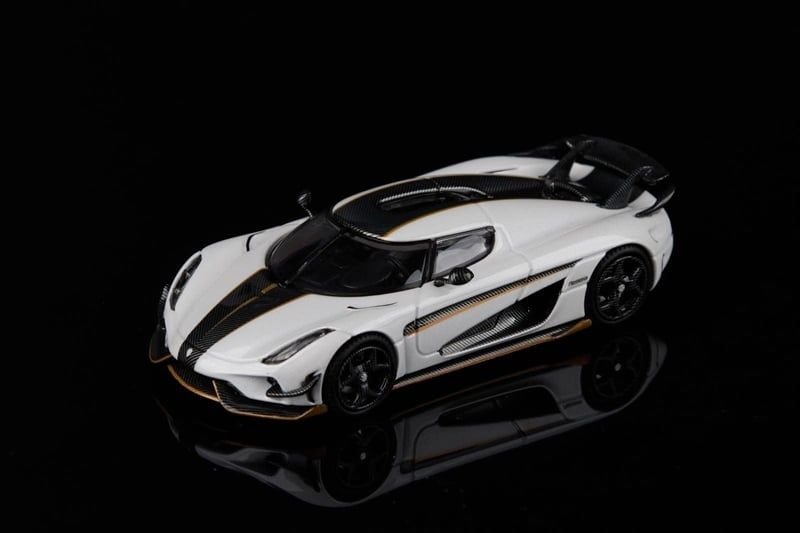  Mô hình xe Koenigsegg Regera Carbon Fiber Diecast Model tỉ lệ 1:64 SC Art 