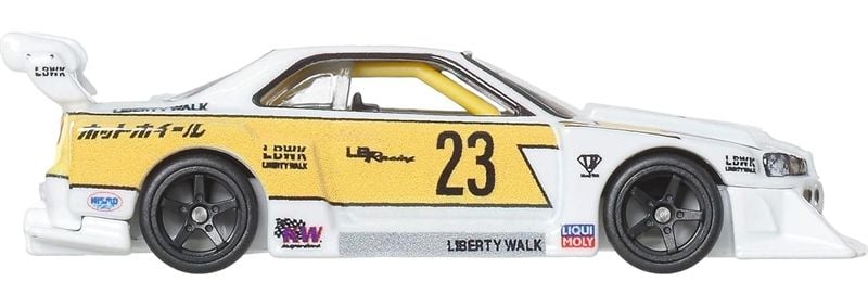  Mô hình xe LB-ER34 Super Silhouettes Nissan Skyline tỉ lệ 1:64 Hotwheels Premium JBK59 