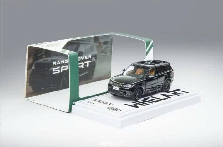  Mô hình xe Land Rover Range Rover Sport Metallic Black tỉ lệ 1:64 Whelart H-002J 