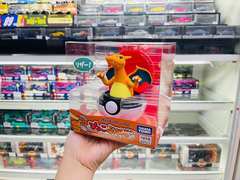  Mô hình nhân vật Pokemon Pyokopunyu Lizardon Takara Tomy 990314 