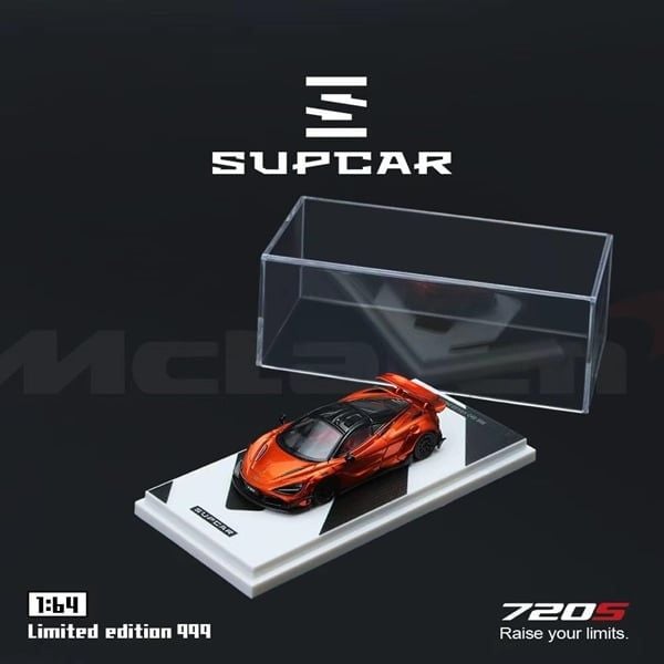  Mô hình xe McLaren 720S Bright Orange tỉ lệ 1:64 Supcar SC64044 