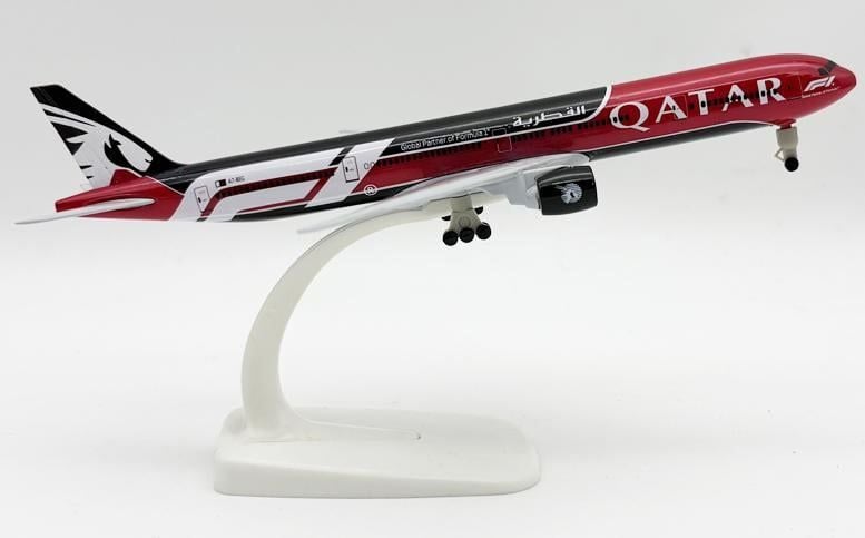  Mô hình máy bay Qatar F1 B777 20cm MB20165 