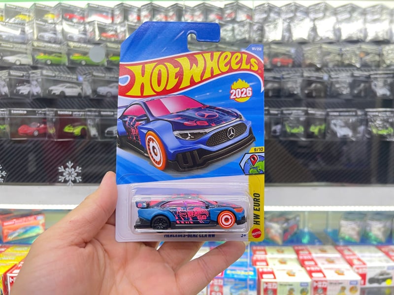  Mô hình xe Mercedes-Benz CLA HW Hot Wheels kim loại có bản quyền chính hãng tỉ lệ 1:64 C4982-ME 