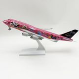  Mô hình máy bay Mickey JAL B747 có bánh xe - kích thước 30cm MB30052 