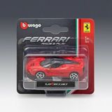  Mô hình xe Ferrari LaFerrari red bản card Race&play DRIVE tỉ lệ 1:64 Bburago 18-56000 