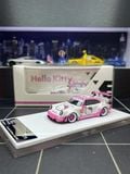  Mô hình xe Porsche RWB 964 Hello kitty Livery ver 2 tỉ lệ 1:64 XKE Model OT64615 