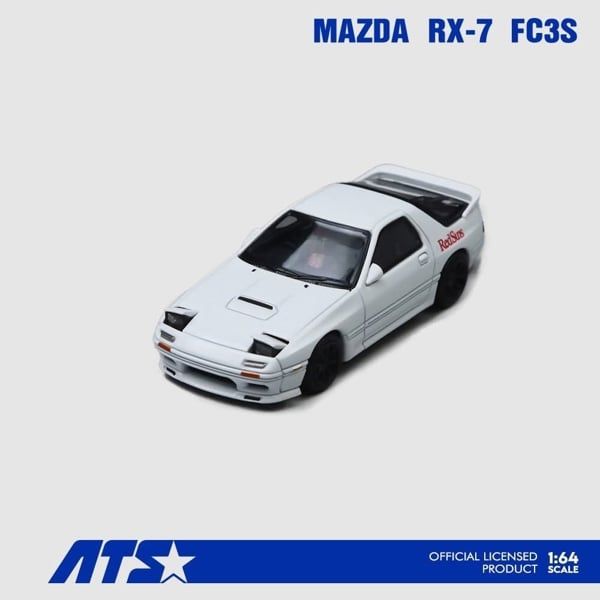  Mô hình xe Mazda RX-7 FC3S - Initial D tỉ lệ 1:64 ATS (Aites) Car ATS880204 