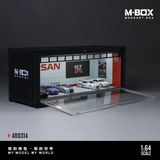  Hộp trưng bày container mô phỏng garage Nissan 30cm × 12.5cm × 13cm tỉ lệ 1:64 MoreArt MB400314 