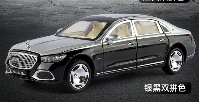  Mô hình xe Mercedes Benz Maybach S680 full open - remote tỉ lệ 1:24 Alloy model OT24110 