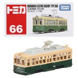  Mô hình xe tàu điện Hiroshima Electric No.66 tỉ lệ 1:62 Tomica 102557 
