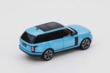  Mô hình xe Land Rover Range rover blue tỉ lệ 1:64 GCD x Enchery GE-001-1 