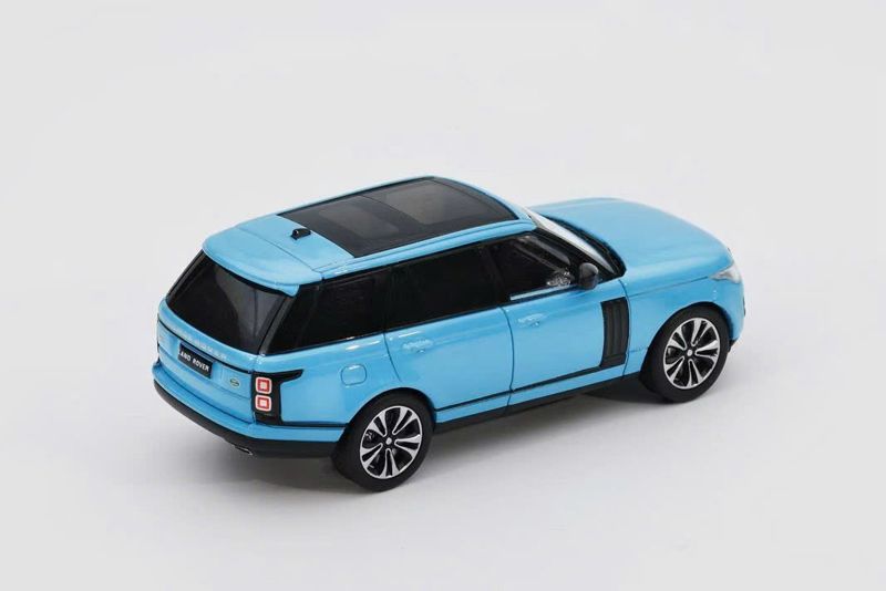  Mô hình xe Land Rover Range rover blue tỉ lệ 1:64 GCD x Enchery GE-001-1 