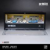  Mô hình nhà để xe ngầm xoay L-Type có đèn kích thước 30x12.5x13cm tỉ lệ 1:64 của MBOX MB400323 