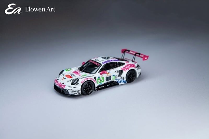  Mô hình xe Porsche 911 GT3 R Iron Dames Lemans 24h Limited 500pcs tỉ lệ 1:64 Elowen Art OT64819 