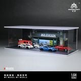  Hộp trưng bày mô phỏng trạm xe buýt Bus station tỉ lệ 1:64 MoreArt MO914414 
