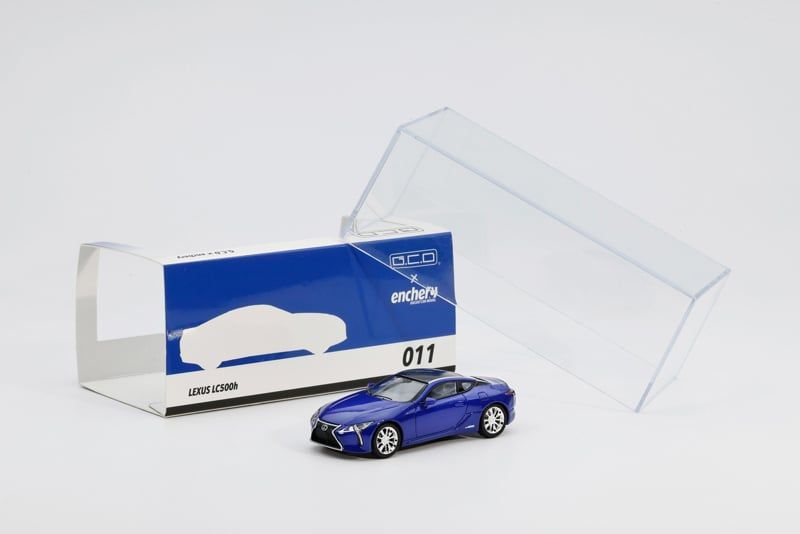  Mô hình xe Lexus LC500 Standard - Blue tỉ lệ 1:64 GCD X Enchery GE-004-11 