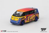  Mô hình xe Volkswagen ID.Buzz KW/BBS bản card tỉ lệ 1:64 MiniGT MGT01159 