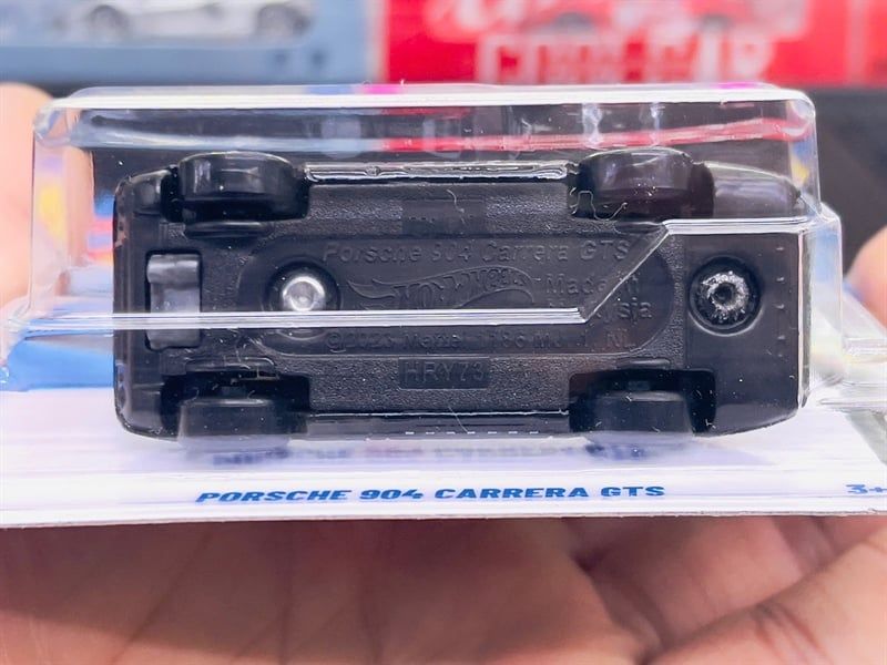  Mô hình xe Porsche 904 Carrera GTS #63 black Hotwheels kim loại có bản quyền chính hãng tỉ lệ 1:64 C4982-PO 