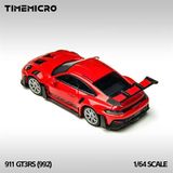  Mô hình xe ô tô Porsche 992 GT3 RS red vairiant tỉ lệ 1:64 Time micro TM644644 
