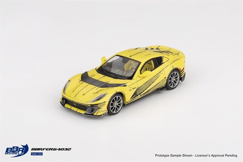  Mô hình xe Ferrari 812 Competizione Tailor Made tỉ lệ 1:64 BBR BBRFER64032 