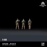  Mô hình nhân vật figure set 3 lính mặt đất Special Operations Tactical Doll Set Simulation Resin tỉ lệ 1:64 MoreArt MO223068 