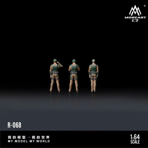  Mô hình nhân vật figure set 3 lính mặt đất Special Operations Tactical Doll Set Simulation Resin tỉ lệ 1:64 MoreArt MO223068 