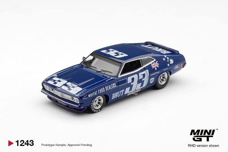  Mô hình xe Ford XB Falcon GT #25 1975 Bathurst 1000 / Australia Exclusive (NO CHASE CAR tỉ lệ 1:64 MiniGT MGT01244-R 