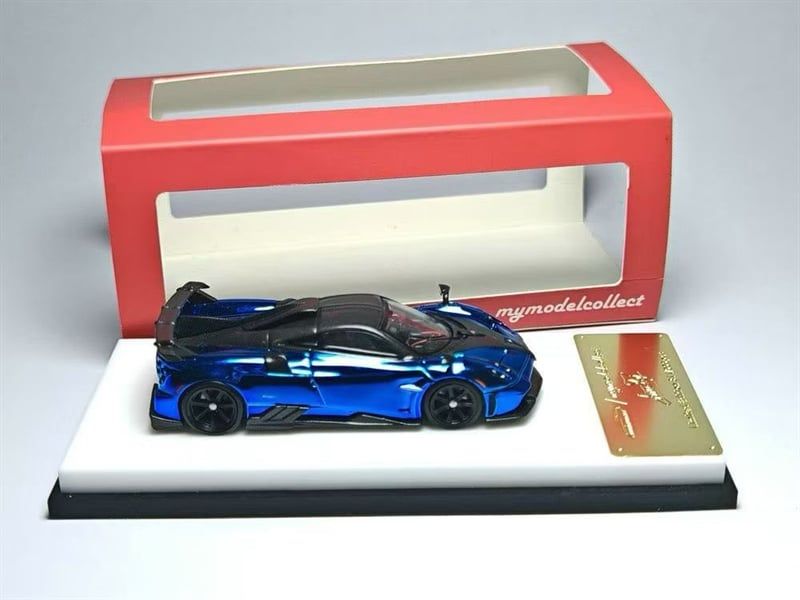  Mô hình xe Pagani Huayra Imola Pagani Huayra Imola Alloy Model tỉ lệ 1:64 Mymodelcollect MC640015B 