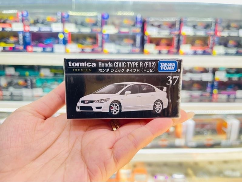  Mô hình xe Honda Civic Type R (FD2) No.23 tỉ lệ 1:64 Tomic Premium 297772 