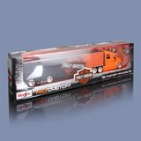  Mô hình xe container Harley Davidson orange Delivery Truck - Design Custom Haulers 35x4.5x6.5cm tỉ lệ 1:64 Maisto 11516 