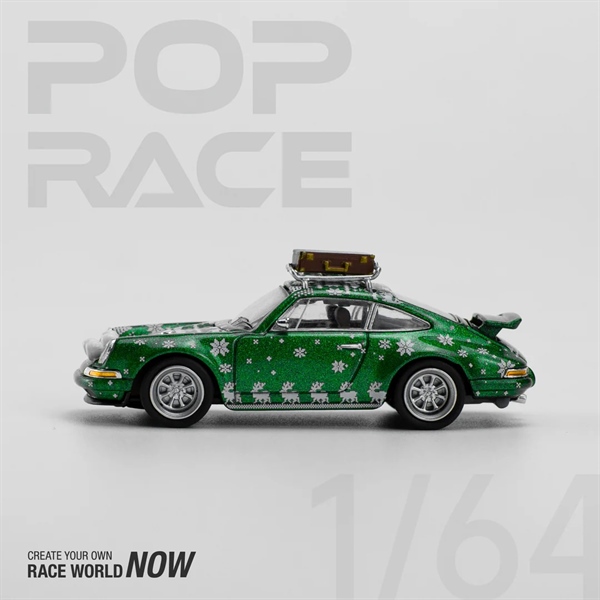  Mô hình xe Porsche 911 SINGER Christmas 2023 tỉ lệ 1:64 Poprace PR640084 