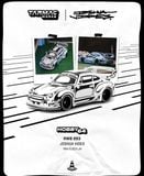  Mô hình xe Porsche RWB 993 - Designed by JOSHUA VIDES, Chrome tỉ lệ 1:64 Tarmac Works T64-TL017-JV 