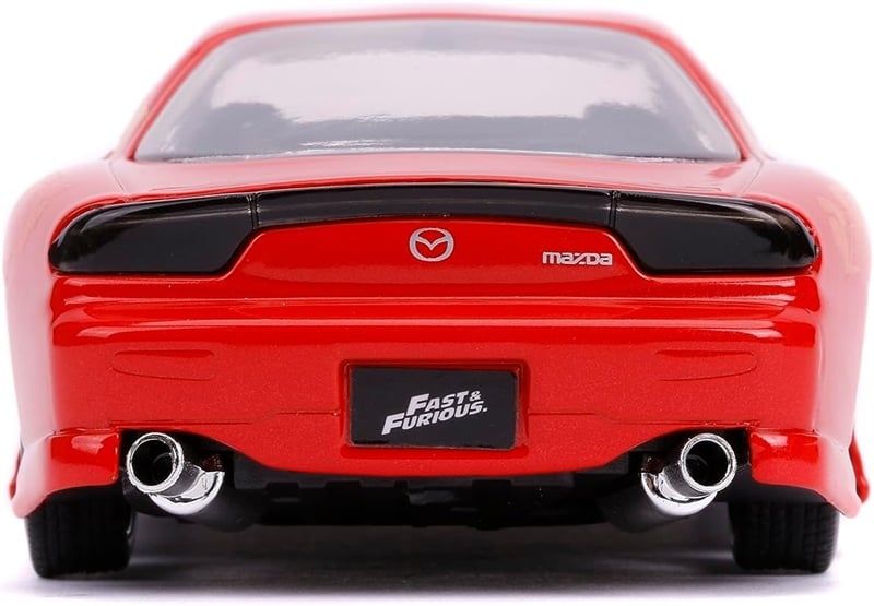  Mô hình xe Mazda RX-7 Orange Metallic with Graphics Fast & Furious tỉ lệ 1:32 Jada 24075-32 