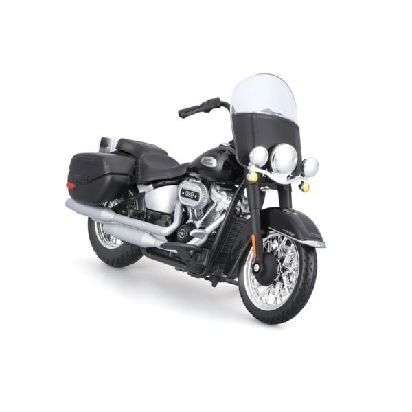 Mô hình xe Harley Davidson Heritage Classic 2024 Black 39360 tỉ lệ 1:18 Maisto MT18051 