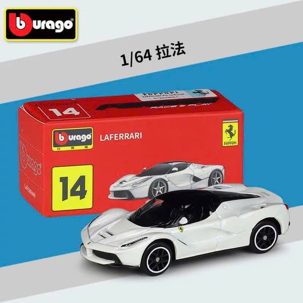  Mô hình xe Ferrari Laferrari White tỉ lệ 1:64 Bburago 18-56115 OT64835D 
