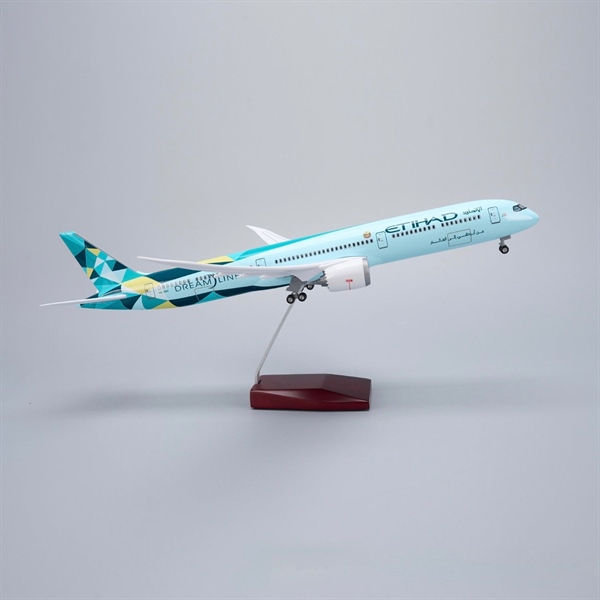  Mô hình máy bay Etihad Airways Boeing 787-10 Dreamliner kích thước 47cm No LED MB47090 